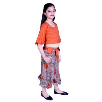 A&A Fashion Party Wear Top With Plazzo 3