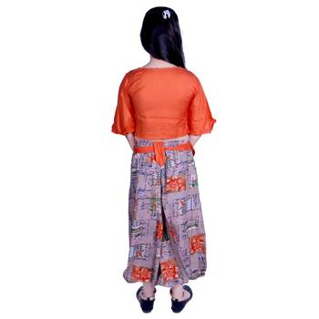 A&A Fashion Party Wear Top With Plazzo 4