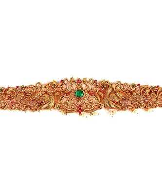 Gold plated Studded kamarband 4