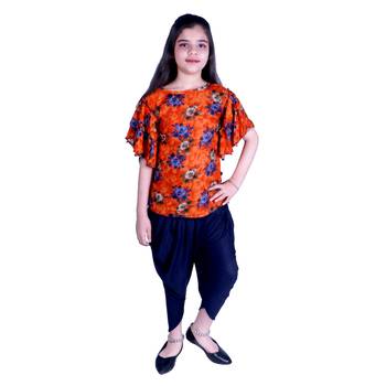 Kbkidswear  Party Wear Top With Dhoti Pant 1