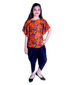 Kbkidswear  Party Wear Top With Dhoti Pant