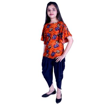 Kbkidswear  Party Wear Top With Dhoti Pant 2