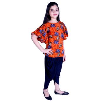 Kbkidswear  Party Wear Top With Dhoti Pant 3