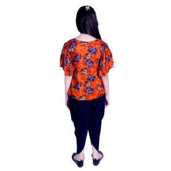 Kbkidswear  Party Wear Top With Dhoti Pant 5