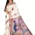 White woven cotton saree with blouse