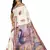 White woven cotton saree with blouse