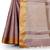 Dark pink woven cotton saree with blouse