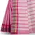 Pink woven cotton saree with blouse