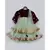 Maroon Yoke with Pista Green Net Anarkali