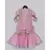Pink Gota Embroidery Kurti with Sharara