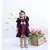 Wine Colour Neoprene Dress