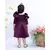 Wine Colour Neoprene Dress