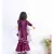 Wine Mirror and Thread work Kurti and Sharara