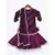 Wine Mirror and Thread work Kurti and Sharara