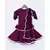 Wine Mirror and Thread work Kurti and Sharara