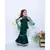 Green Mirror and Thread work Kurti and Sharara