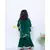 Green Mirror and Thread work Kurti and Sharara