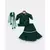 Green Mirror and Thread work Kurti and Sharara
