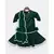 Green Mirror and Thread work Kurti and Sharara