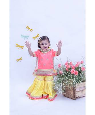 Multi Colour Net Layers Gown 1