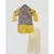 Blue Embroidery Velvet Nehru Jacket with kurta and Pant
