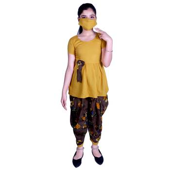 Kbkidswear Deginer Top With Dhopti Pant  1