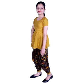 Kbkidswear Deginer Top With Dhopti Pant  3
