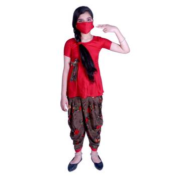 Kbkidswear Party Wear Top With Dhoti Pant 2