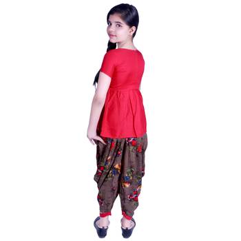 Kbkidswear Party Wear Top With Dhoti Pant 3
