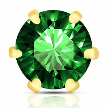 Green cubic zirconia nose ring or Nose Pin 2