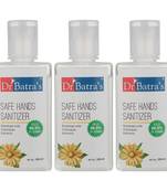 Safe Hand Sanitizer|Enriched With Calendula Extracts|Kills 99.9% Germs|Stay Home  Stay Safe - 100 ml (Pack of 3)