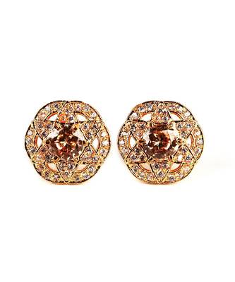 Gold Plated Stone Earrings 2