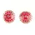 Pink Gold Plated Stone Earrings
