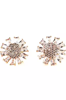Gold Plated American diamonds Earrings