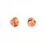 Pink Gold Plated Stone Earrings