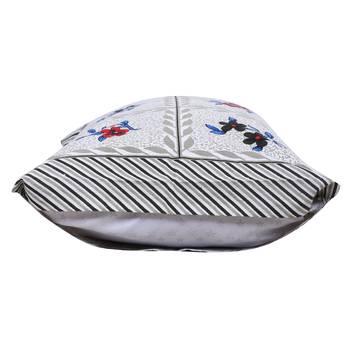 AJ Home 100% Cotton Printed Pillow Cover Set(2 Pieces) 4