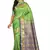 Green woven art silk saree with blouse