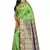 Green woven art silk saree with blouse