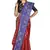 Red woven silk blend saree with blouse