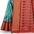Light blue woven silk blend saree with blouse