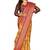 Mustard woven silk blend saree with blouse
