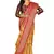 Mustard woven silk blend saree with blouse
