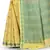 Yellow hand woven pure cotton saree with blouse