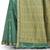 Green hand woven pure cotton saree with blouse