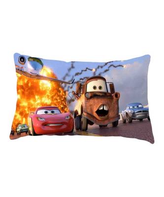 Favon Microfibre Filled Kids Cartoon Character Pillow (Cars) 1