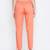 Women Pure Cotton Pant Relaxed  Regular Fit Trousers Pants Casual Formal Solid Trouser Comfort fit (Peach Color Size)