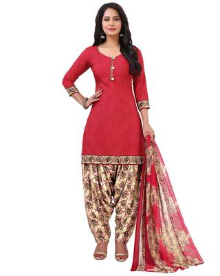 Blue printed crepe salwar 4
