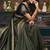 Dark grey embroidered silk blend saree with blouse