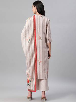 Grey printed crepe kurtas-and-kurtis 3