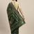 Kimisha Women's Dark Green Silk Woven Design Saree With Unstitched Blouse